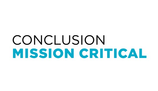 Conclusion Mission Critical Logo